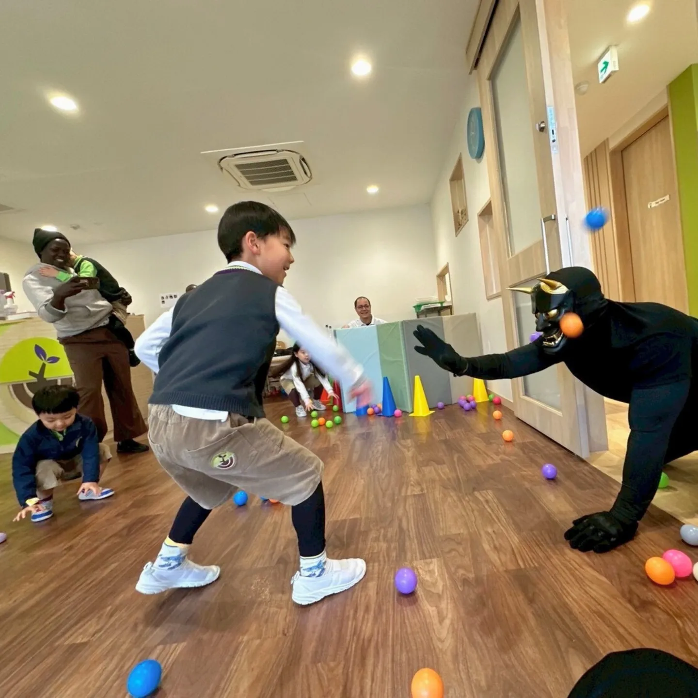 This year, the Black Oni visit...