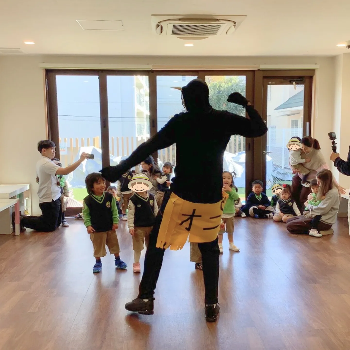 This year, the Black Oni visit...