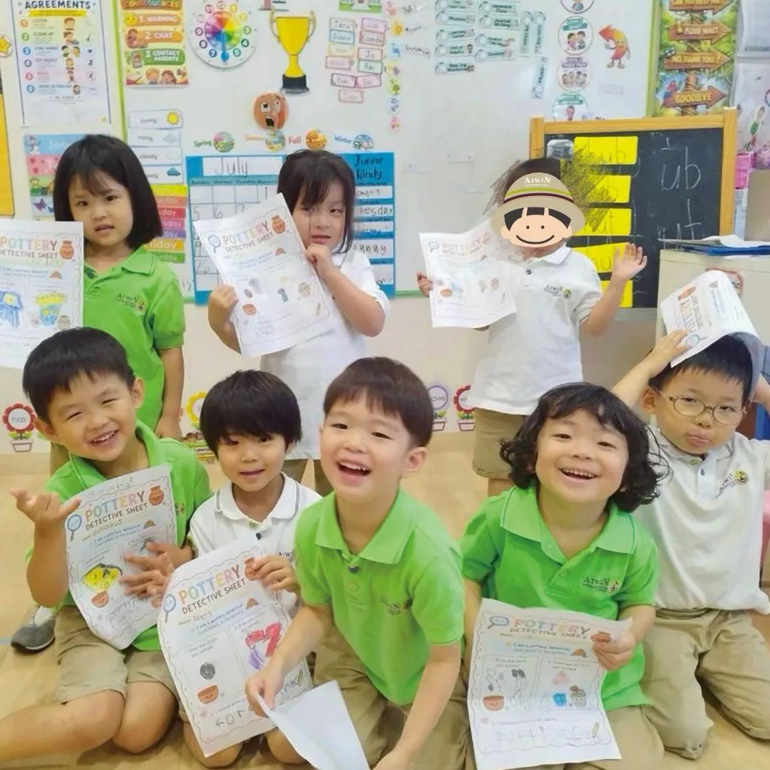 At Aiwin, children communicate...