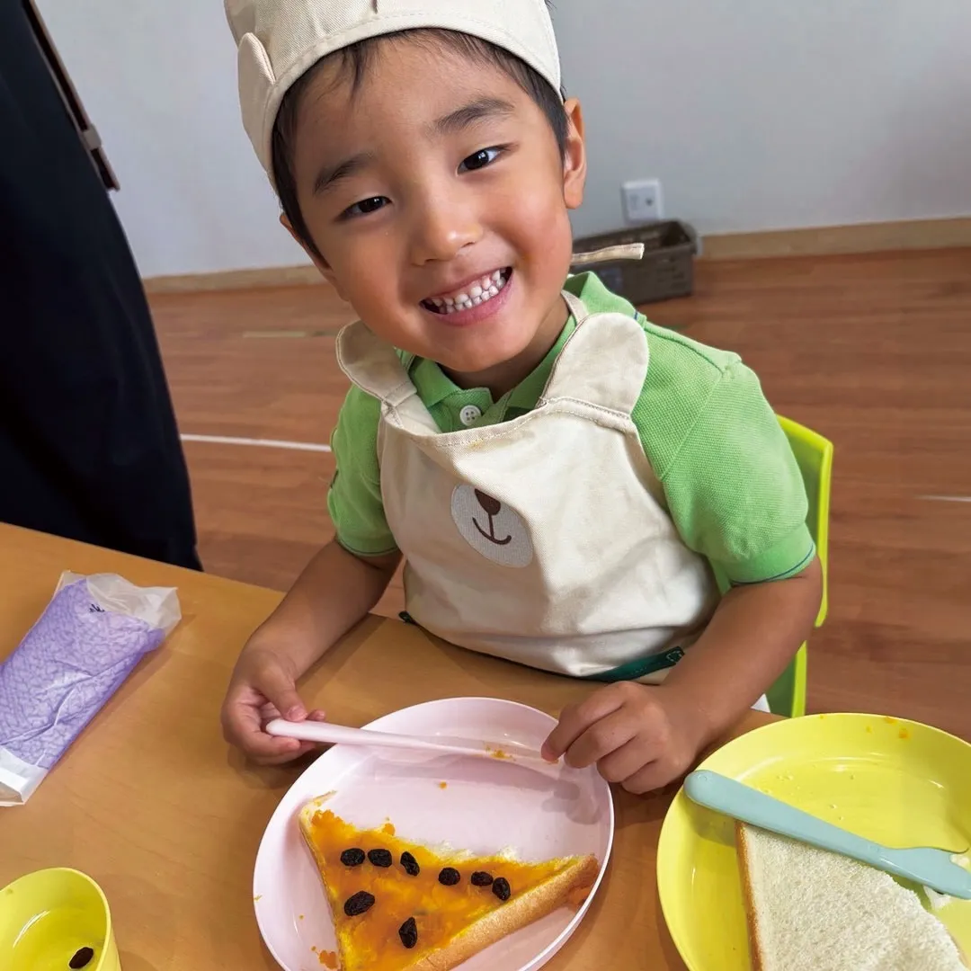 Cookingクラスでは、ハロウィンにちなんで、秋の味覚「カ...